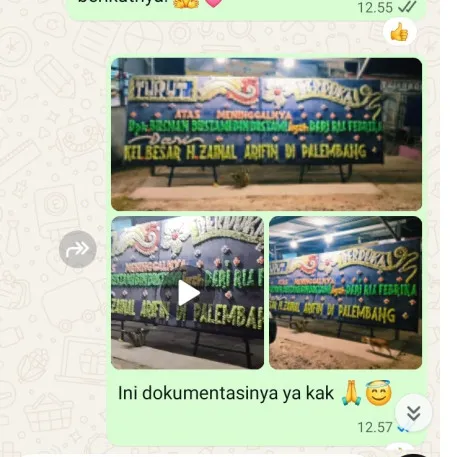 Pengiriman Papan Bunga Duka Cimone